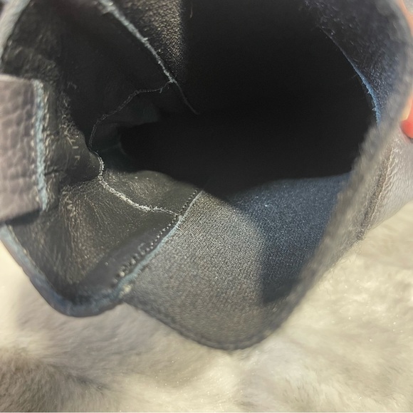 M Gemi leather wedge bootie womens size 10 - Picture 7 of 9